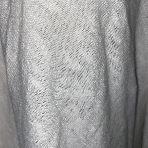 Eileen Fisher Linen cotton blend cardigan sweater white women's size Medium - Picture 2 of 7